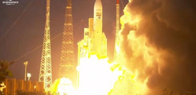 Європейська ракета "Аріан-5" здійснила останній політ (відео)