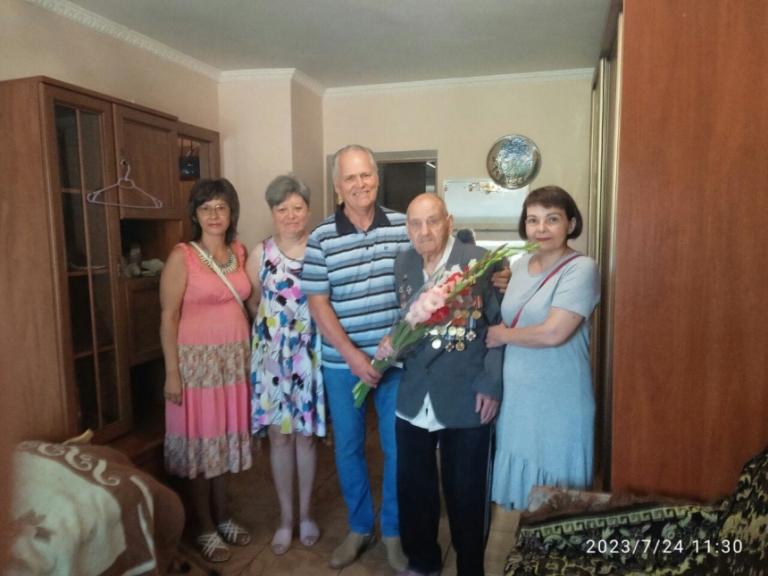 В Николаеве поздравили долгожителя Георгия Дмитриенко со 101 днем рождения