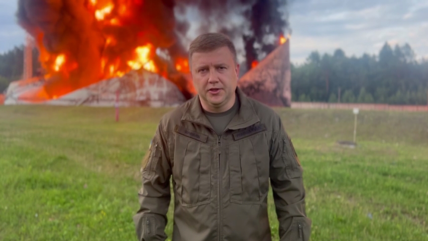 Враг атаковал нефтебазу в Ровенской области (видео)