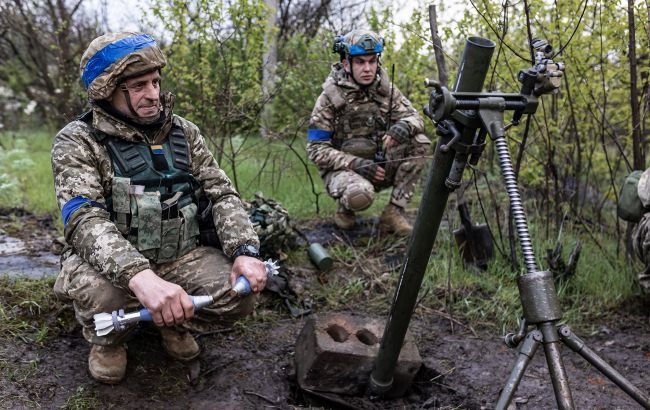 Прикордонники показали відео ліквідації окупантів з мінометів та гранатометів