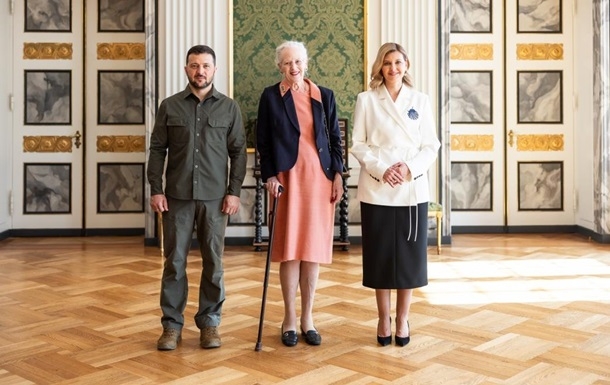 Зеленський зустрівся з королевою Данії