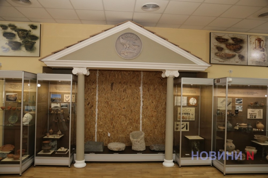 В Николаевском краеведческом музее прошла пресс-конференция по случаю обновления и реэкспозиции  залов археологии (фото, видео)