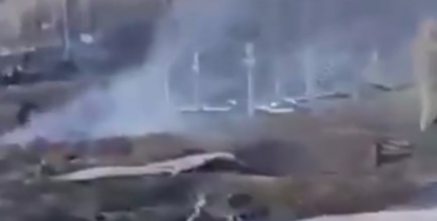 Цвинтар з «вагнерівцями» спалили під Іркутськом (відео)