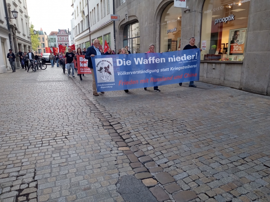 Николаевский пенсионер пытался образумить участников пророссийской демонстрации в Германии