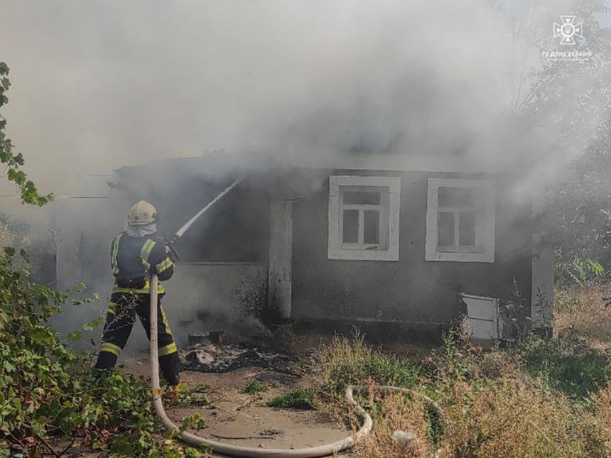 В Николаевской области пожары в жилом секторе: горели дом, кухня и гараж