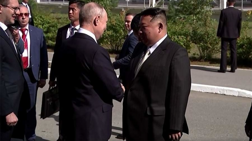Путин встретился с Ким Чен Ыном на космодроме Восточный в Амурской области