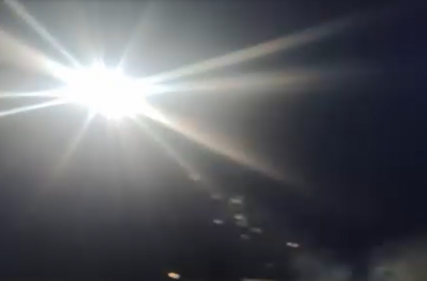 В Воздушных силах показали, как ПВО ночью сбивала российские ракеты (видео)
