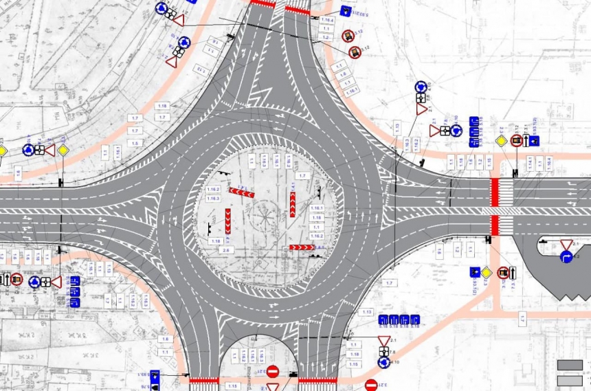 У Миколаєві на перехрестях із круговим рухом впровадять схему «Турбо-кільце»