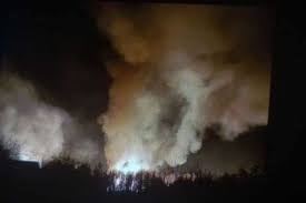Обстрел Николаевской области: попали в объект инфраструктуры, горела трава, повреждена ЛЭП
