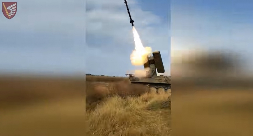 Николаевские десантники показали момент уничтожения российского БпЛА (видео)
