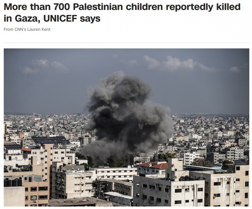 У секторі Газа загинуло понад 700 дітей