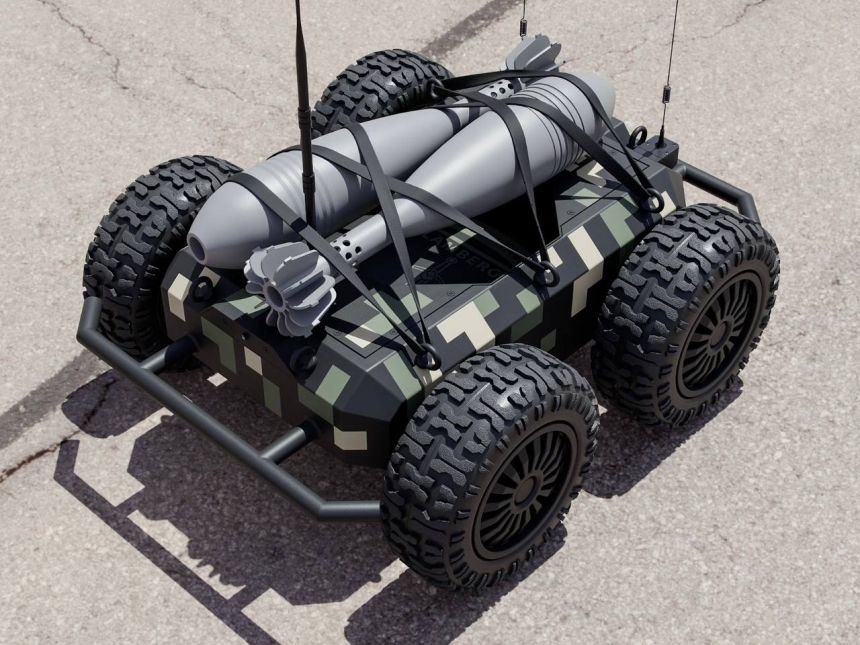 В Украине разработали робота-камикадзе для дистанционного минирования