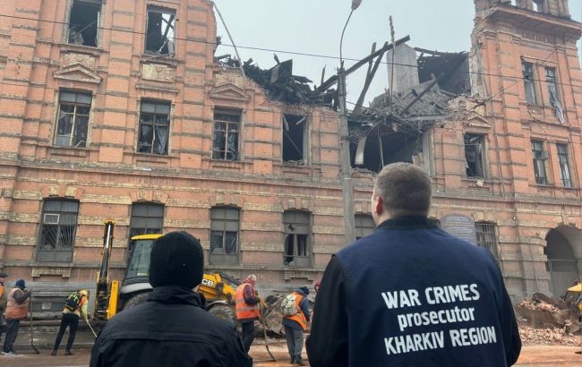 Россияне уничтожили дронами в Харькове колледж, которому более 100 лет
