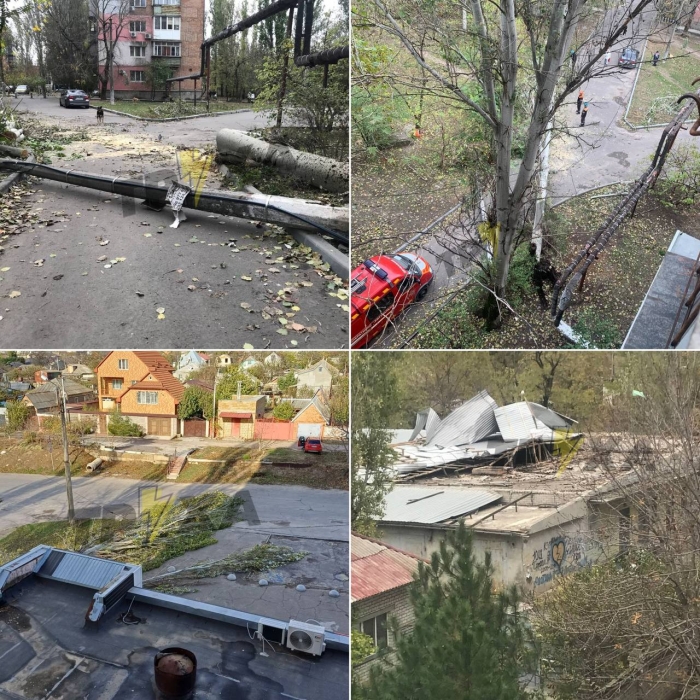 Негода у Миколаєві: впало вже близько 40 дерев