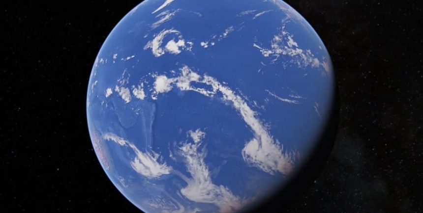 Почему на фото из космоса Земля выглядит как водный мир