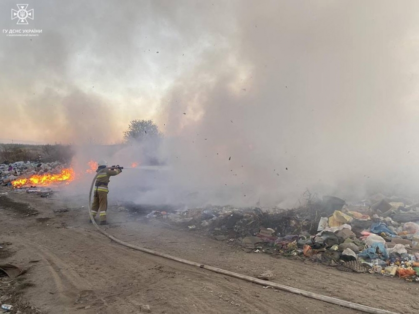 Поджог на полигоне ТБО в Николаеве: эксперты подсчитали убытки