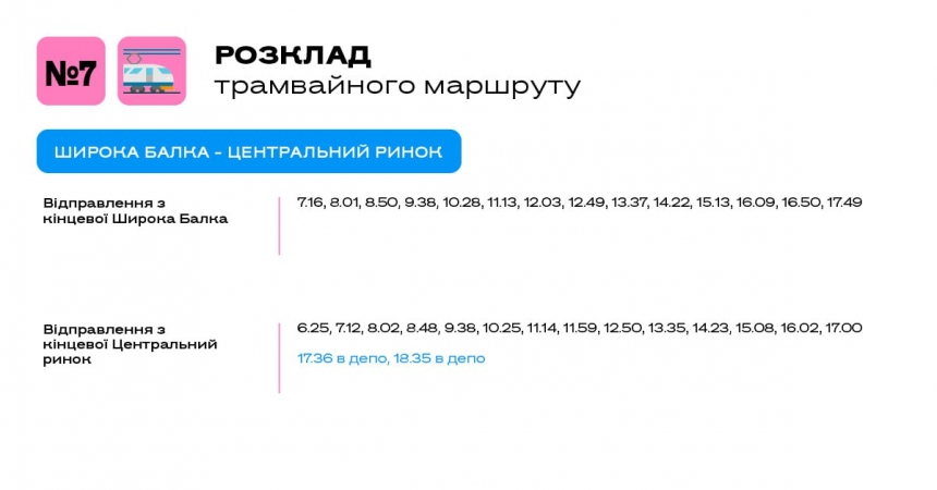 Для удобства пассажиров: графики движения трамваев и троллейбусов в Николаеве