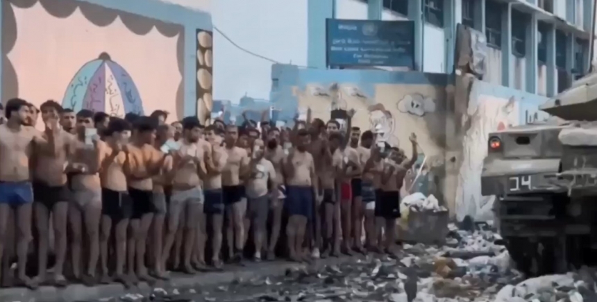 В Газе состоялась массовая сдача в плен боевиков ХАМАС (видео)