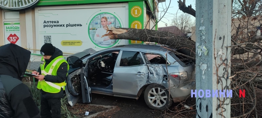 ДТП с «Маздой» в центре Николаева: водитель оказался пьян