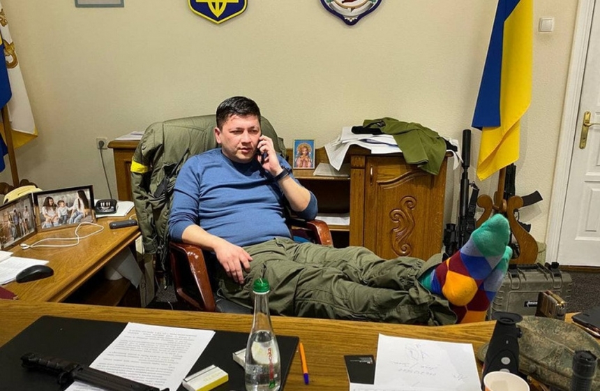 Віталій Кім зізнався, де взяв знамениті різнокольорові шкарпетки