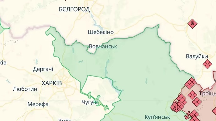 ISW: У Росії хочуть створити 15-кілометрову «буферну зону» в Харківській області