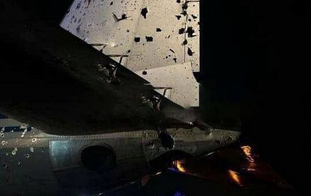 З'явилося фото пошкодженого російського Іл-22M