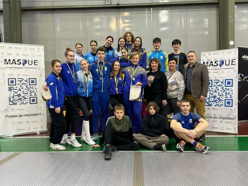 Николаевские фехтовальщики получили первые места на чемпионате Украины