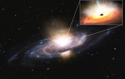 Астрономи виявили надшвидкий вітер чорної дірки в галактиці Markarian 817