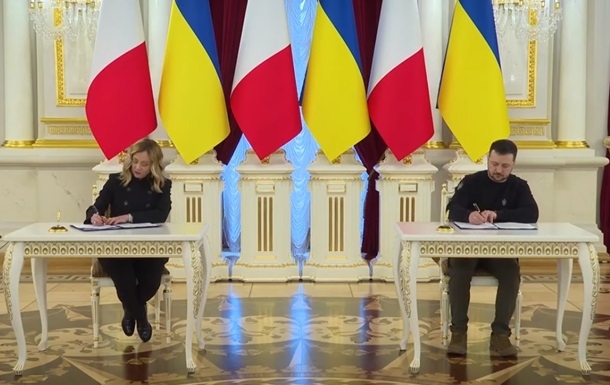 Україна та Італія підписали угоду про безпеку