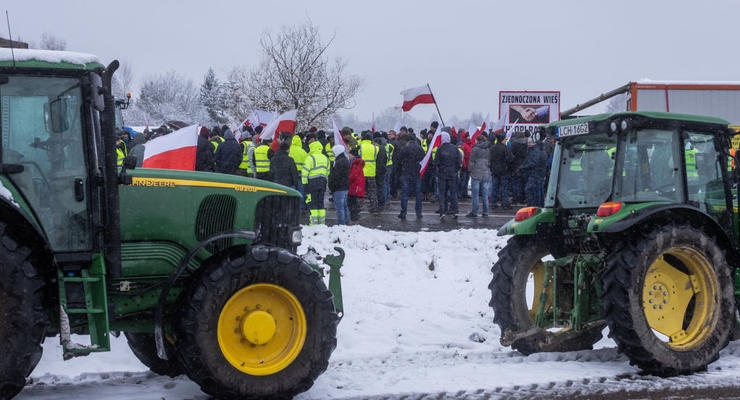 Польские фермеры анонсировали блокаду еще одного пункта пропуска