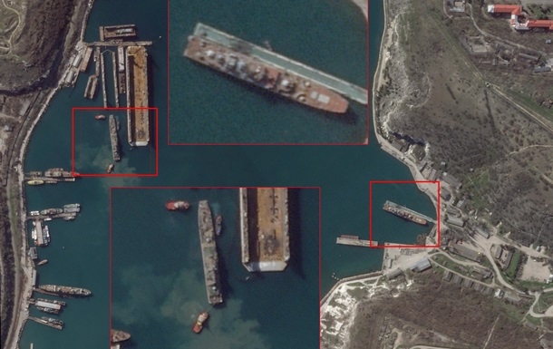 Удар по кораблях у Криму: з'явилися супутникові знімки