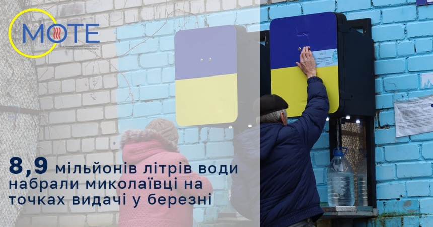 Обсяг очищеної води, яку набирають миколаївці у точках видачі, став меншим