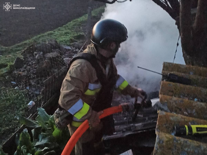 У Миколаївській області за добу 5 пожеж: загинуло 2 особи