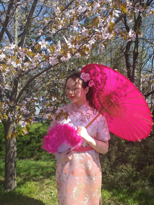 Как в Николаевском зоопарке отметили японский праздник любования сакурой (фоторепортаж)