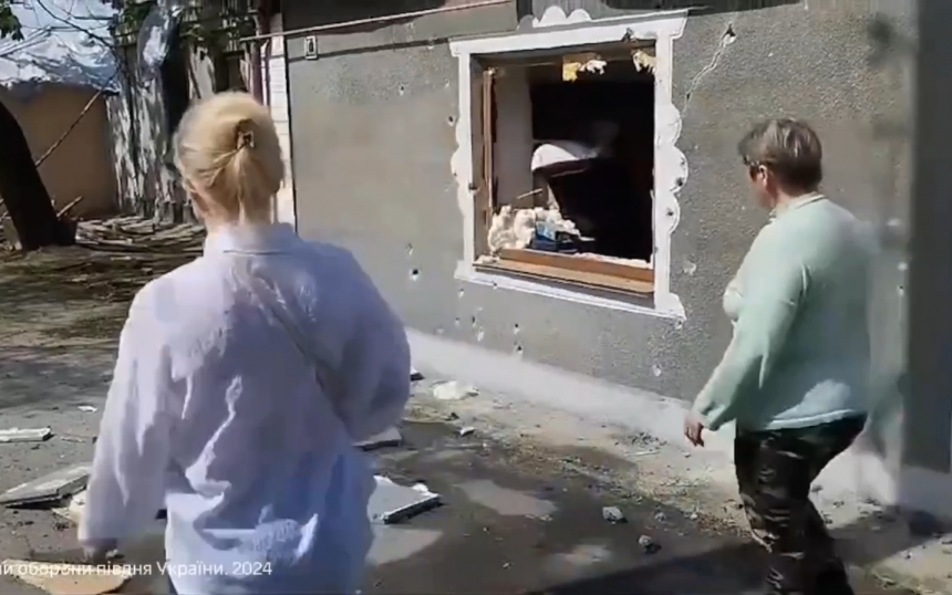 Наслідки ракетного удару по Миколаєву потрапили на відео