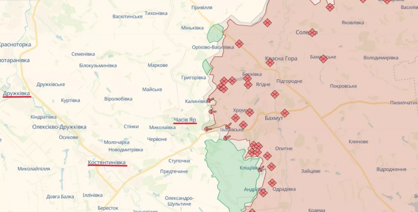 Захват Часова Яра облегчит россиянам наступление в Донецкой области, – ВСУ