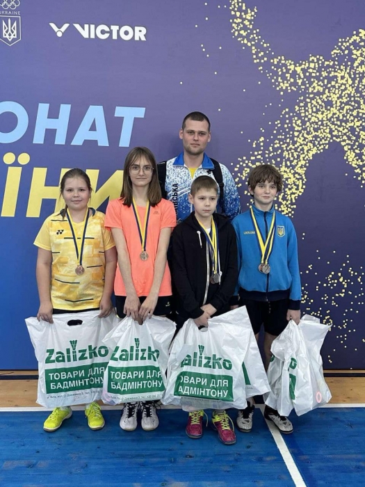 Николаевские спортсмены получили на чемпионате Украины по бадминтону семь наград 