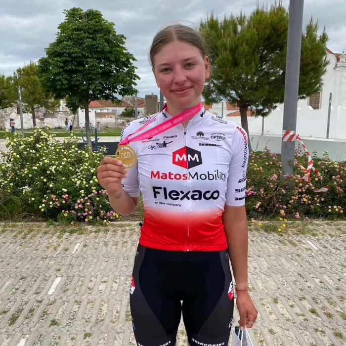 Николаевская велосипедистка Юлия Пчелинцева стала чемпионкой международной гонки