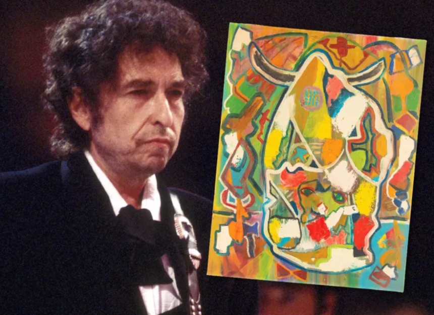 Рідкісну картину музиканта Боба Ділана продають на аукціоні