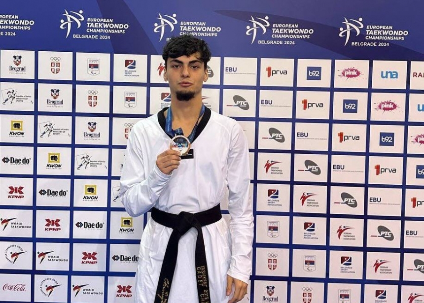 Николаевский тхэквондист стал бронзовым призером чемпионата Европы