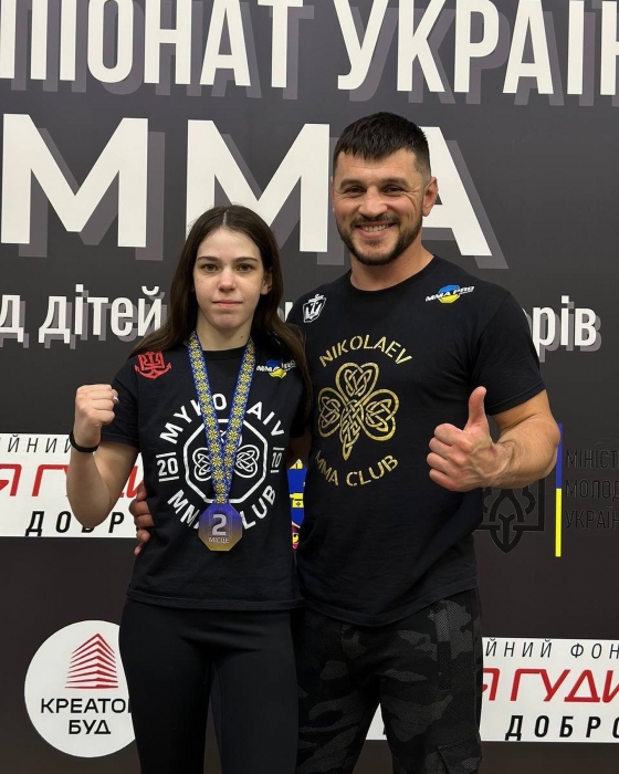 Юные николаевские бойцы ММА завоевали медали на чемпионате Украины