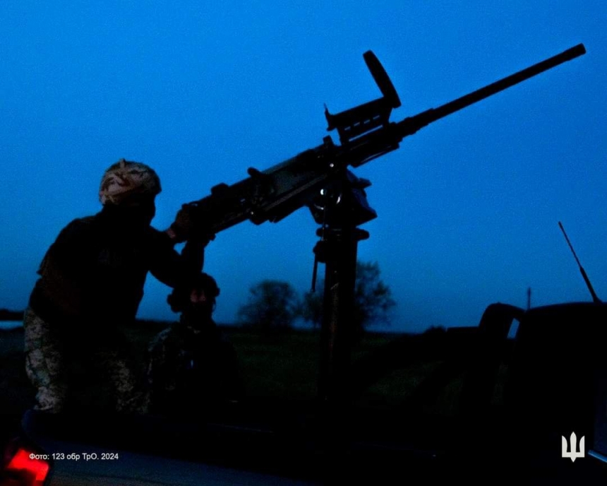 Бійці миколаївської бригади ТрО показали, як «полюють» на «Шахеди» (фоторепортаж)