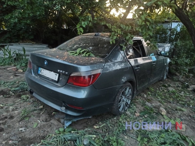 Появилось видео ДТП с автомобилем BMW в Николаеве