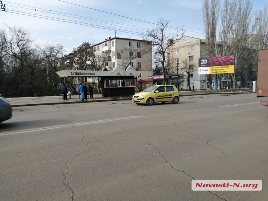 В Николаеве перенесли остановку общественного транспорта на проспекте Мира