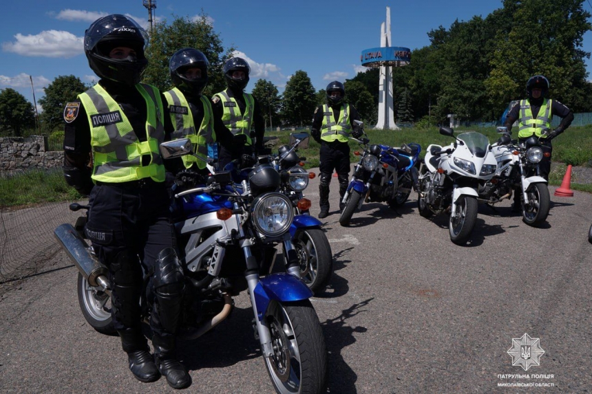 В Николаеве в скором времени появятся патрульные на мотоциклах