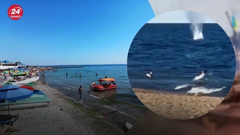 На пляже в Одессе мина сдетонировала прямо рядом с отдыхающими в море, - СМИ