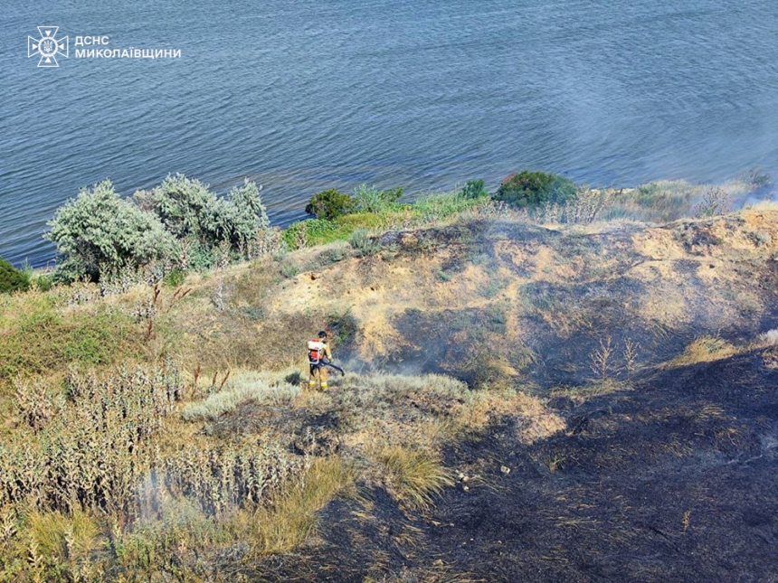 В Николаевской области бушуют пожары на открытых территориях: огонь прошел 22 га