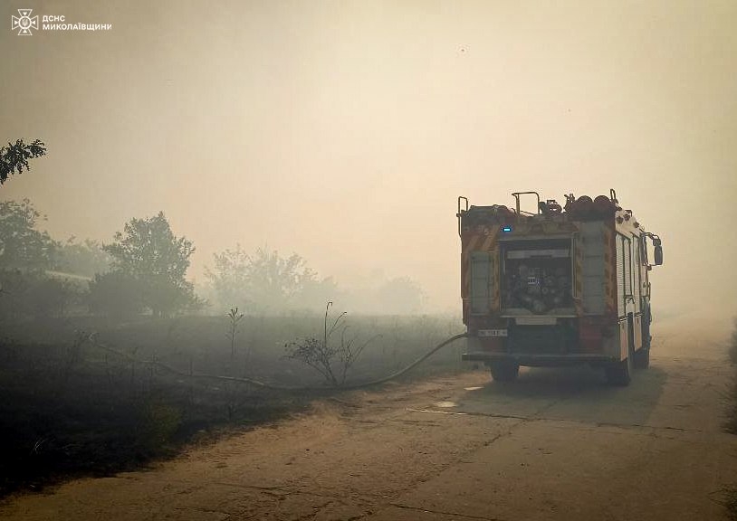 Під Миколаєвом горить Балабанівський ліс