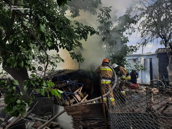 В Николаеве в результате пожара скончался мужчина