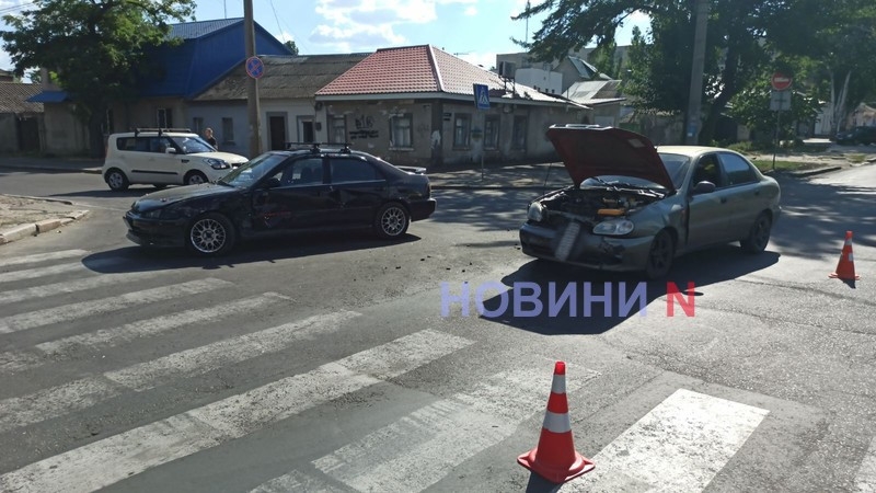 На перекрестке в Николаеве столкнулись Daewoo и Honda